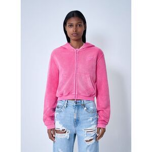 Alexander Wang Women Logo Motif Zip-Up Sweatshirt